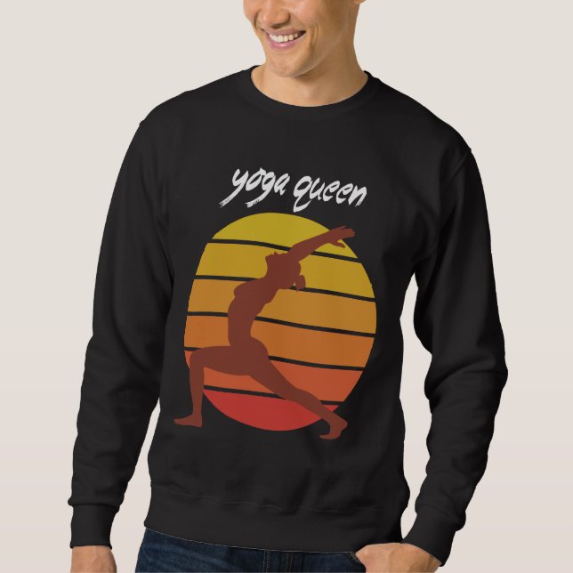 Yoga Queen 71 Sweatshirt (Vorderseite)