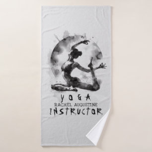 Yoga Reiki Einbeinige Königtaube-Pose Badhandtuch Set
