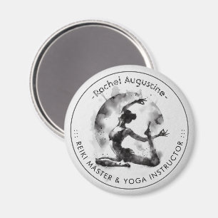 Yoga Reiki Einbeinige Königtaube-Pose Magnet