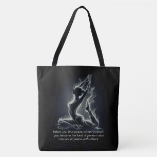 Yoga Reiki Instructor Einbeinige Königstauben-Pose Tasche