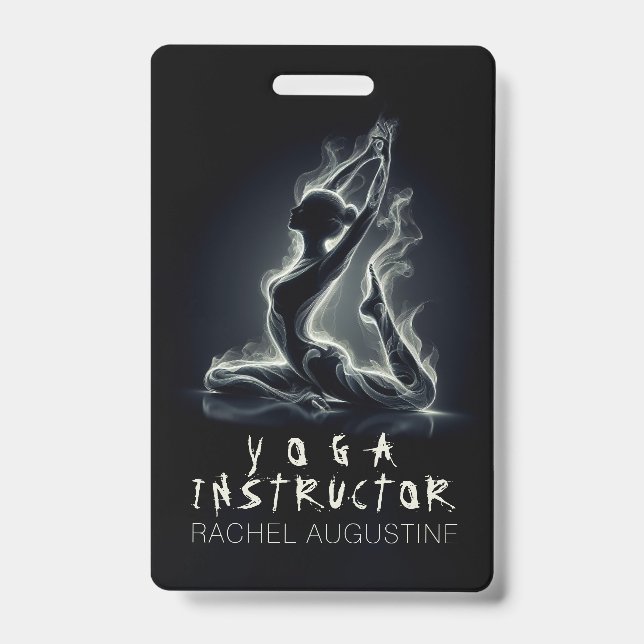 Yoga Reiki Instructor Pose Ausweis (Vorderseite)