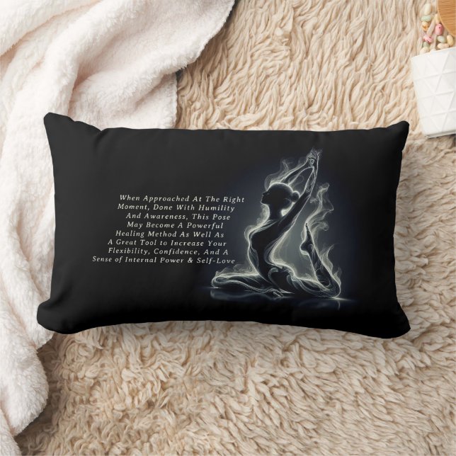 Yoga Reiki Instructor Pose Lendenkissen (Decke)