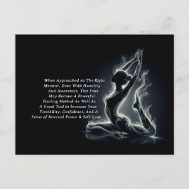Yoga Reiki Instructor Pose Postkarte