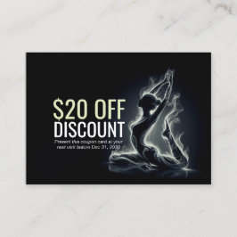 Yoga Reiki Instructor Pose Rabattkarte