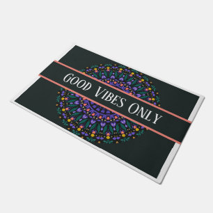 Yoga Reiki Meditation Instructor Good Vibes only Fußmatte
