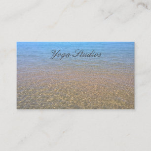 Yoga Reiki Spirituelles Heilwasser Studio Business Visitenkarte