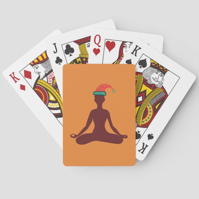 Yoga Santa Classic Spielkarten (Rückseite)