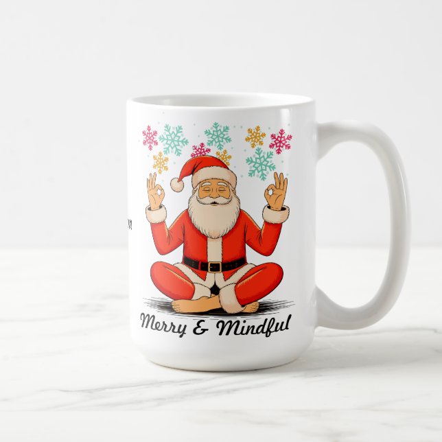 Yoga Santa Kaffeetasse (Rechts)