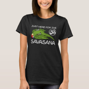 Yoga Savasana Parrot mexikanischer Roter Kopf Amaz T-Shirt