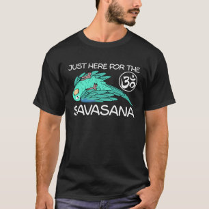 Yoga Savasana Parrot Türkis Parrotlet T-Shirt