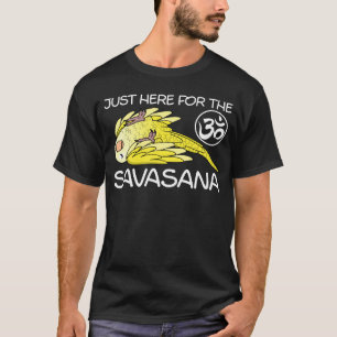 Yoga Savasana Parrot Yellow Lutino Monument Obelis T-Shirt