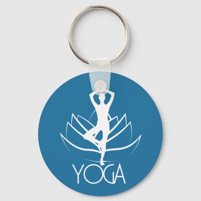 Yoga Schlüsselanhänger (Vorderseite)