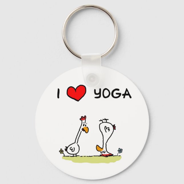 Yoga Schlüsselanhänger (Vorderseite)