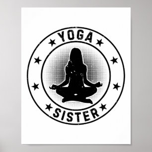 Yoga Schwester Yoga Poster