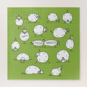 Yoga Sheep: Whimsical Sketch Fun.