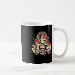 Yoga-Shirts Spirituell Hindu-Gott Ganesha Meditati Kaffeetasse