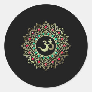 Yoga-Shirts, Yoga-Designs, Yoga-Grafik-Shirts, ent Runder Aufkleber