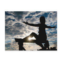Yoga-Silhouette