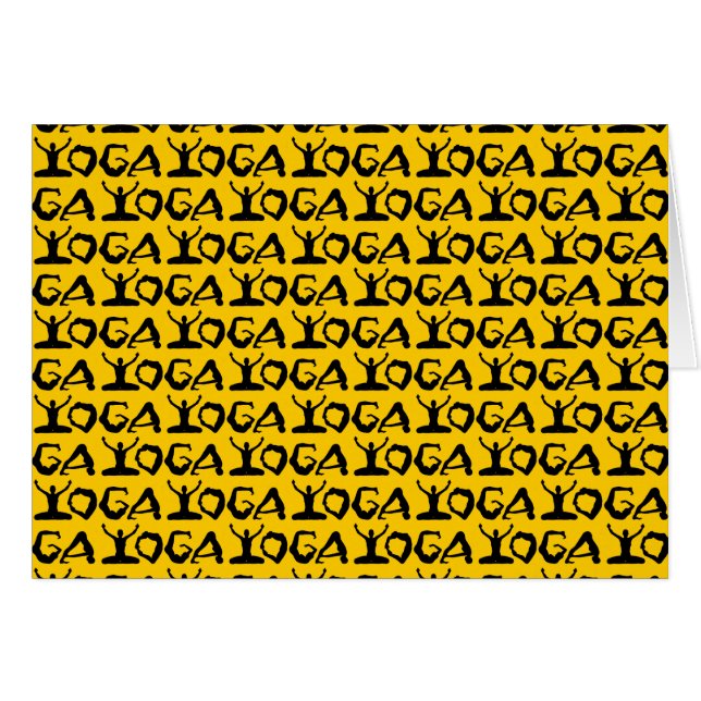 Yoga Silhouettes (Vorderseite (Horizontal))