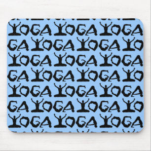 Yoga Silhouettes Mousepad