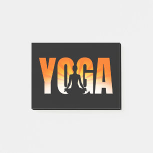 Yoga Sonnenschein Post-it Klebezettel