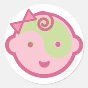 Yoga spricht Baby: Lil Yogini Aufkleber