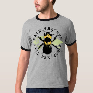 Yoga spricht: Retten Sie die Biene… retten die T-Shirt