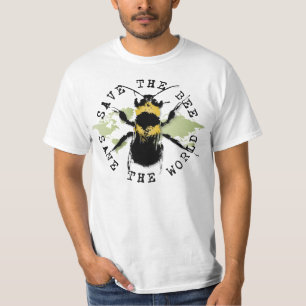 Yoga spricht: Retten Sie die Biene… retten die T-Shirt