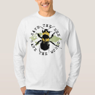 Yoga spricht: Retten Sie die Biene… retten die T-Shirt