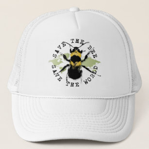 Yoga spricht: Retten Sie die Bienen-… Truckerkappe