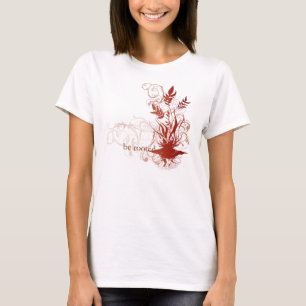 Yoga spricht: "Seien gewurzelt Sie: Rotes Chakra T-Shirt