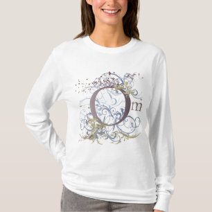 Yoga spricht: Wirbelndes OM entwerfen T-Shirt