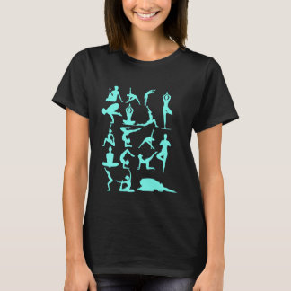 Yoga-Stellungen T-Shirt