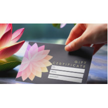 YOGA Studio Geschenkzertifikat Farbenfrohe Mandala