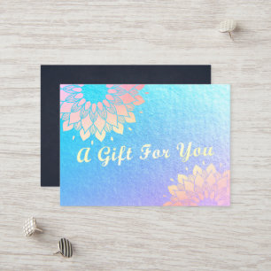 Yoga Studio Instructeur Mandala Certificat cadeau