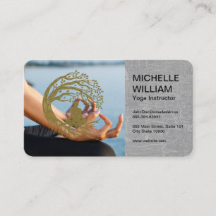 Yoga-Studio   Meditation   Psychische Gesundheit Visitenkarte