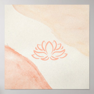 Yoga-Studio-Plakat, Zen-Plakat, Lotusblume  Poster