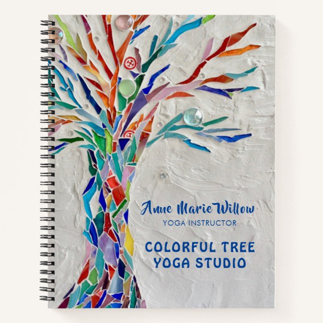 Yoga Studio Spiral Notebook Notizbuch (Vorderseite)