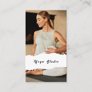 Yoga Studio Teacher Training Business Card Visitenkarte