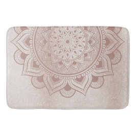 Yoga Studio Yogi Retreat Zuhause Mandala Om Girly Badematte