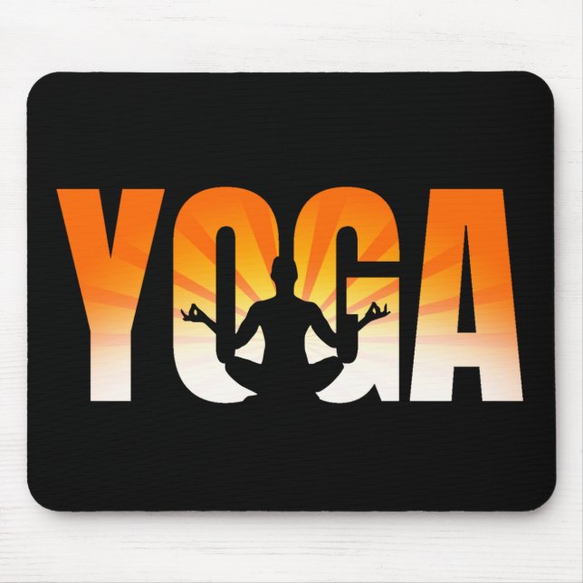 Yoga Sunshine Mousepad (Vorne)
