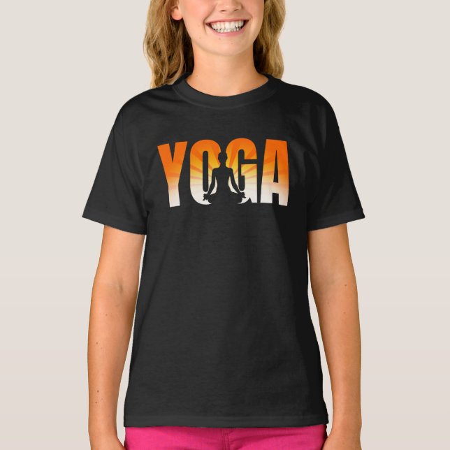 Yoga Sunshine T-Shirt (Vorderseite)