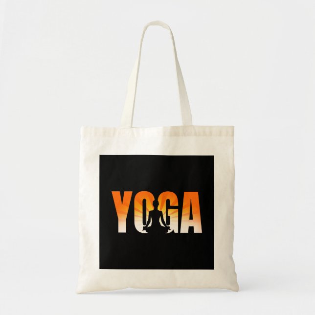 Yoga Sunshine Tragetasche (Vorne)