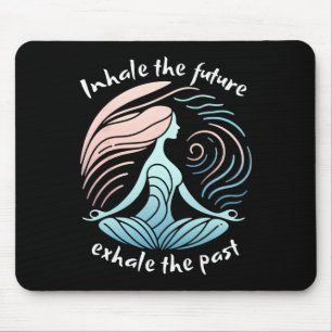 Yoga-T-Shirts für Frauen mit Sprüchen Mousepad