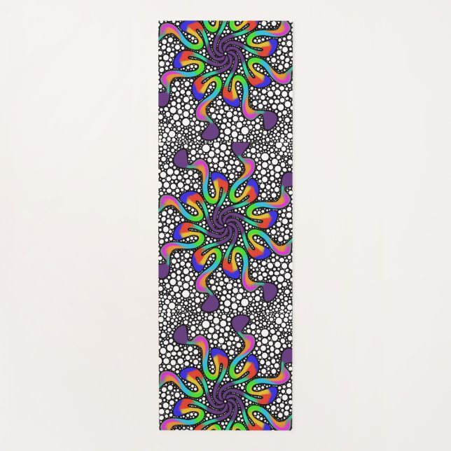 Yoga tapis mandala art tapis (Devant)