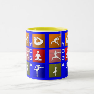 Yoga-Tasse Zweifarbige Tasse