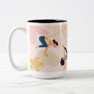 Yoga Tea Mug Zweifarbige Tasse