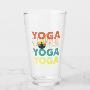 Yoga-Textentwurf Glas