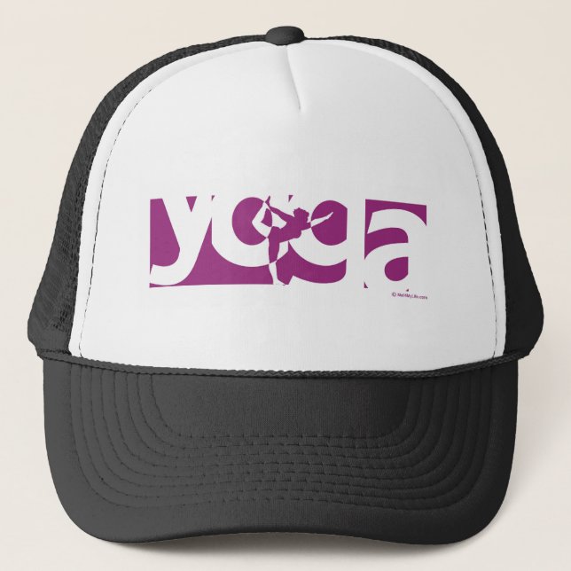 Yoga Truckerkappe (Vorderseite)