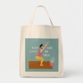 Yoga Übung Sweet Illustriert Bag Tragetasche